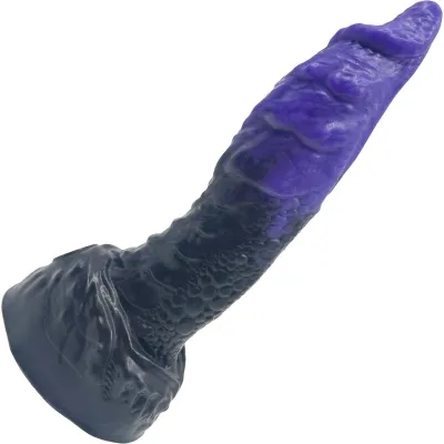 BIG Daddy Drake The Dragon XL 8 5 Platinum Silicone Fantasy Dildo By Dee s Big Daddies Indigo