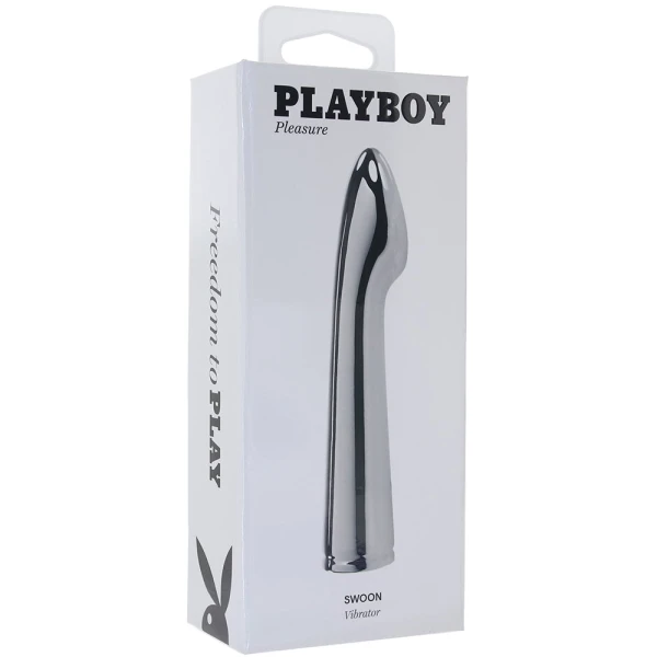 Playboy Pleasure Swoon Rechargeable Waterproof Aluminum Alloy G-Spot Vibrator