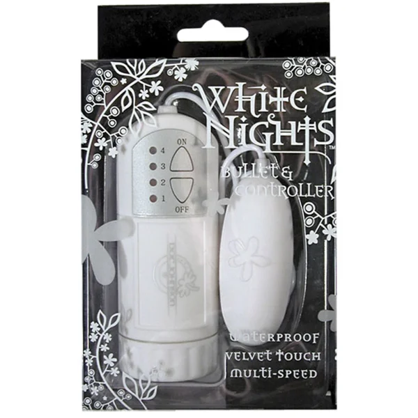 Doc Johnson 'White Nights' Bullet and Controller G-Spot Vibrator — image 6 of 6