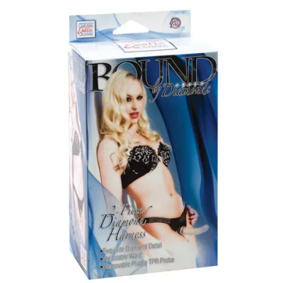 Bound By Diamonds 2 Piece Diamond Harness Black
