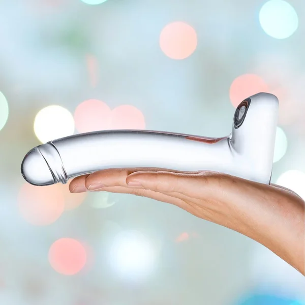 Gläs Realistic Curved Glass G-Spot Dildo  - Clear — image 16 of 17