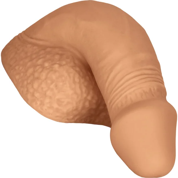 Packer Gear Silicone Packing Penis 5'' / 12.75 cm  By CalExotics - Caramel — image 19 of 23