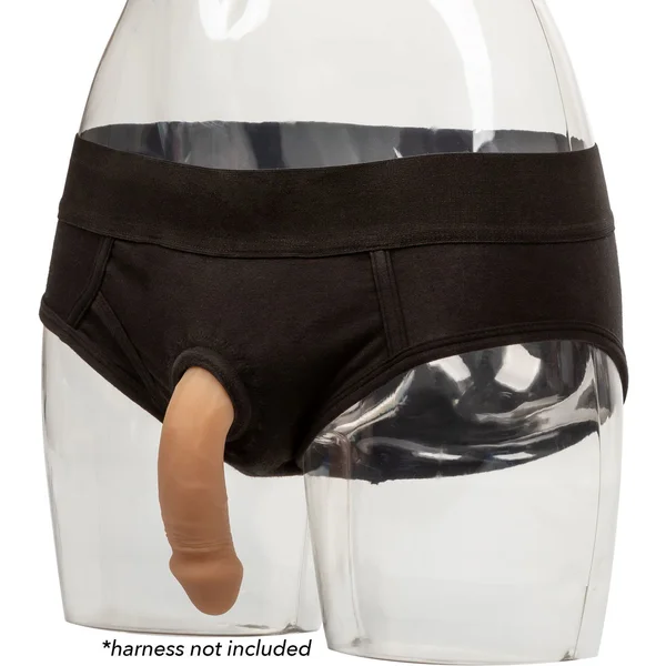 Packer Gear Silicone Packing Penis 5'' / 12.75 cm  By CalExotics - Caramel — image 21 of 23