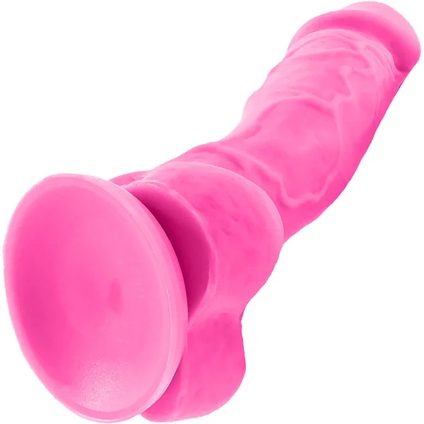 Colours Dual Density 5 Inch Silicone Suction Cup Dildo - Pink — image 21 of 21