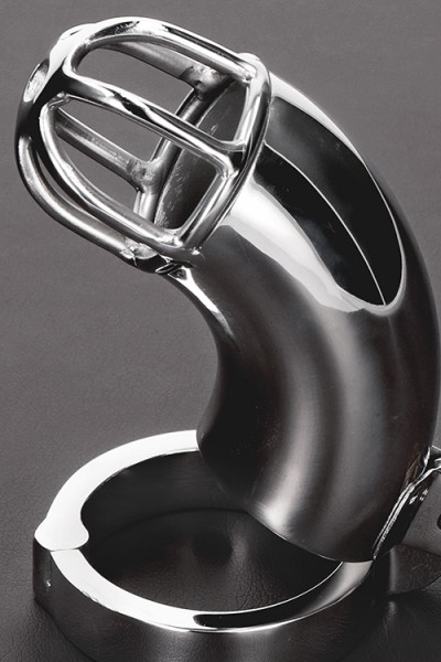 Shots Toys Stainless Steel 4.25" Tube-Style Cock Cage