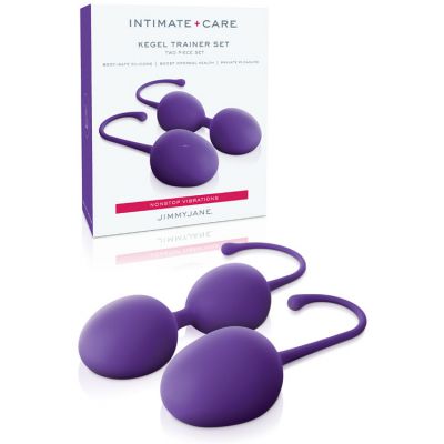 Jimmy Jane Weighted Silicone Kegel Trainer 2 Pce Set