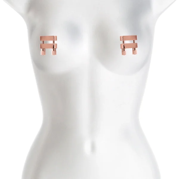 Bound Adjustable V1 Nipple Clamps By NS Novelties - Gunmetal