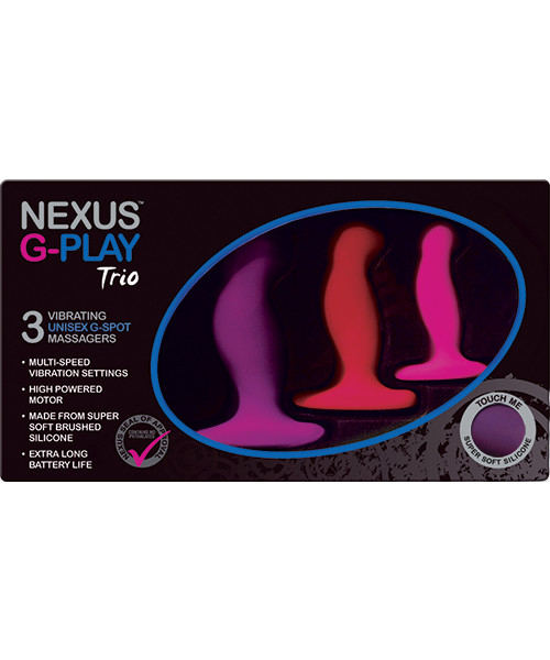 Nexus G-Play Trio Silicone Vibrators