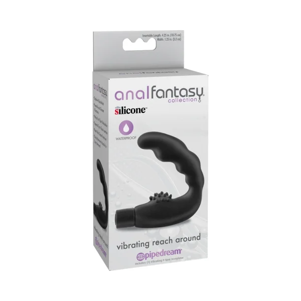Anal Fantasy Vibrating Reach Around Probe Black — image 9 of 12