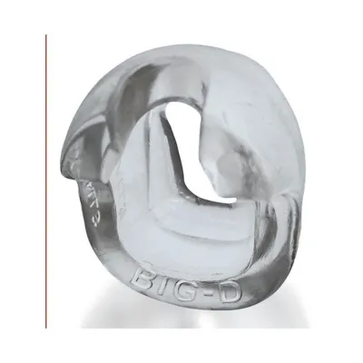 Big d Shaft Grip Cockring Clear