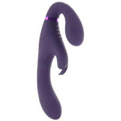Suki Triple Action Strapless Strap On Rabbit Vibe