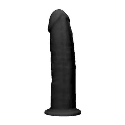 Silicone Suction Cup Dildo Black 6 Inch