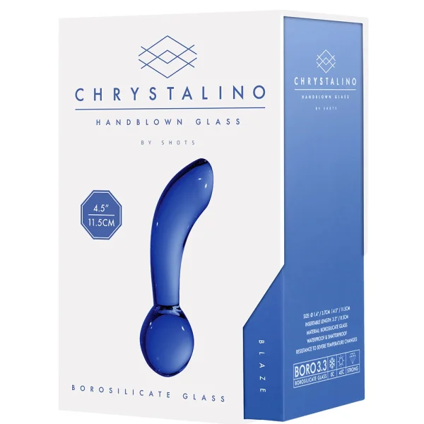 Chrystalino Blaze Glass Butt Plug — image 11 of 12