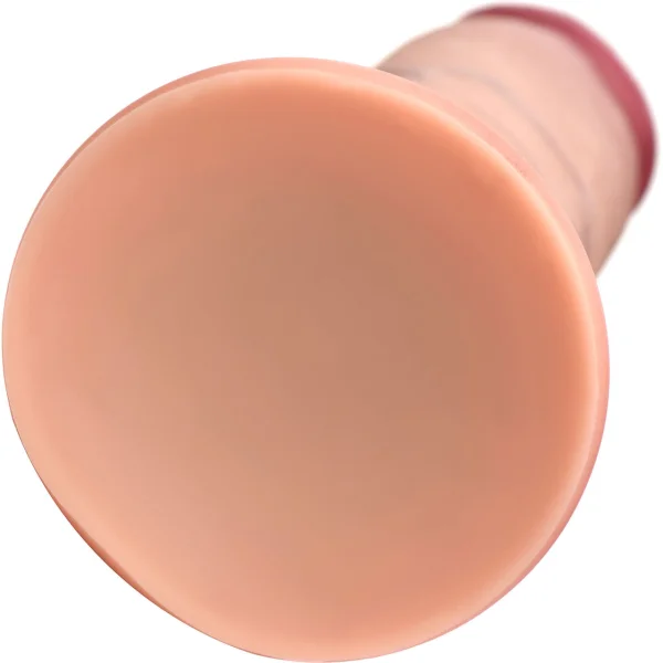 Jock Dual Density 9.25" Realistic Silicone Suction Cup Dildo - Vanilla