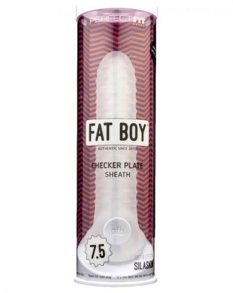 Fat Boy Checker Box Sheath - Clear - 7.5 Inch
