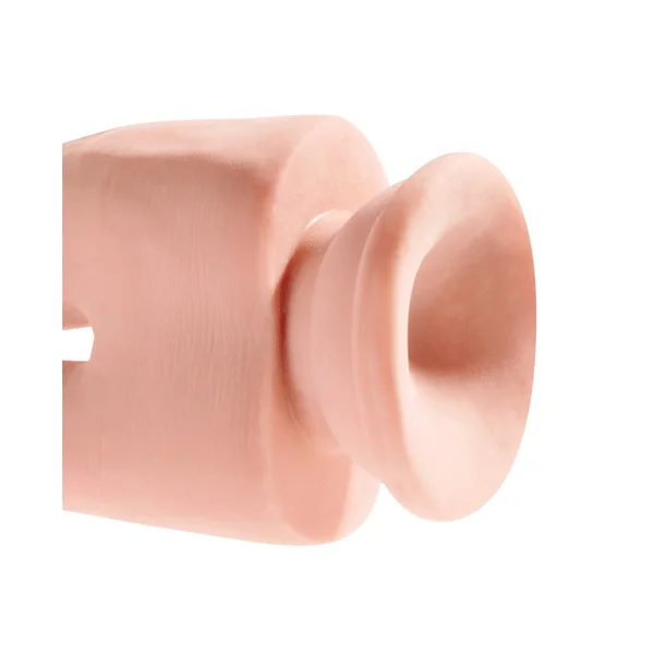 King Cock Plus 9.5" Triple Density Double Penetrator Dildo With Suction Cup Base - Vanilla — image 17 of 17