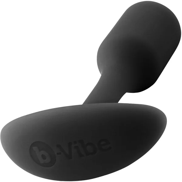 b-Vibe Snug Plug 1 Small Silicone Weighted Butt Plug - Black — image 14 of 18