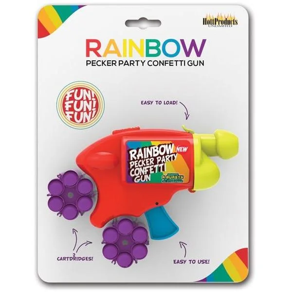Rainbow Pecker Party Confetti Gun — image 11 of 13