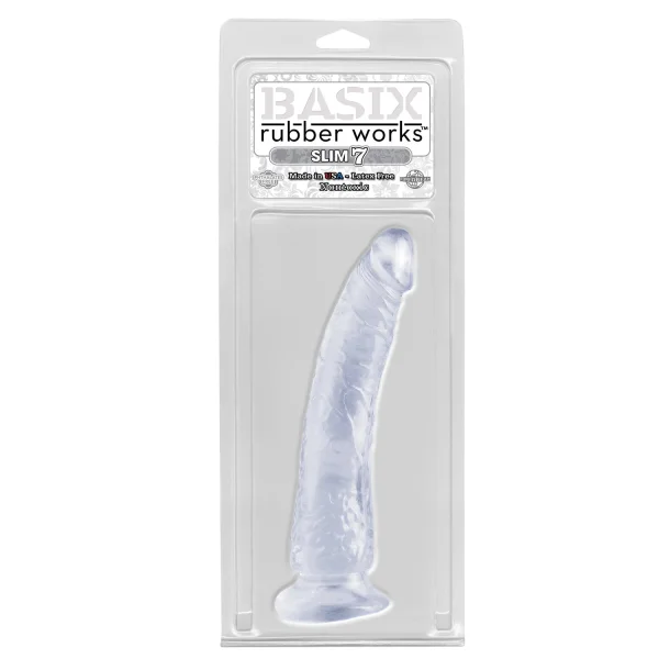 Basix Rubber Works - Slim 7" with Suction Cup