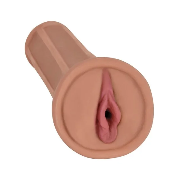 Mistress Bioskin Vibrating Stroker With Pubic Bone 1 Speed Bullet Lexi Latte — image 5 of 9