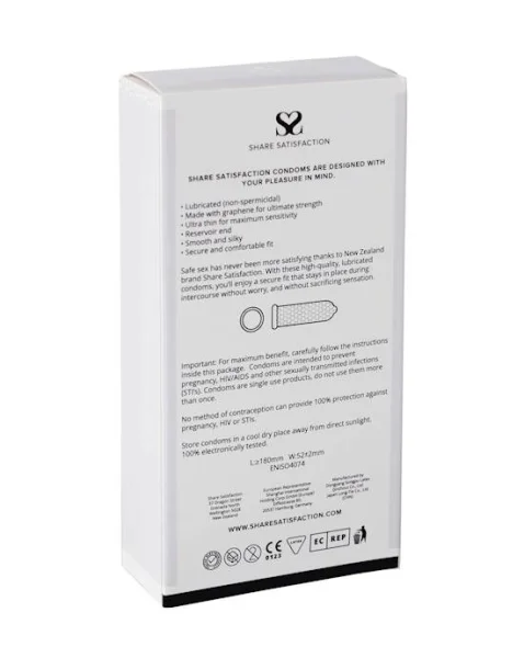 Share Satisfaction Ultra Strong Condoms - 12 Pack