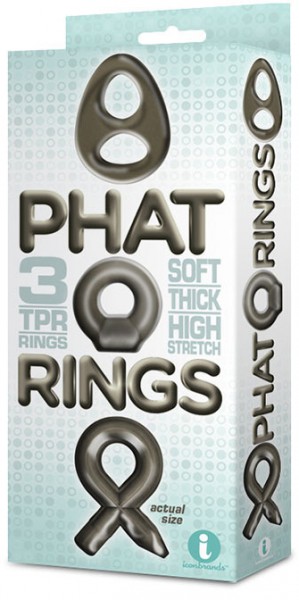 Phat Rings Smoke Cock Rings x3