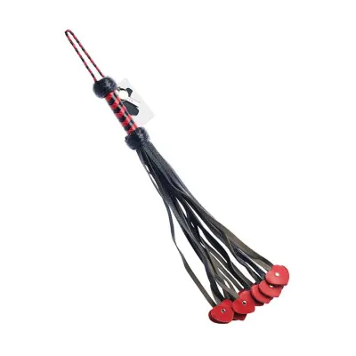 Bound X Mini Heart Tail Leather Flogger