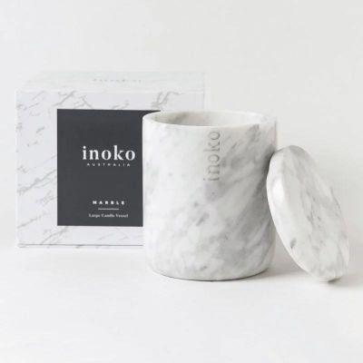 Marble Candle Refill and Vessel Large Inoko