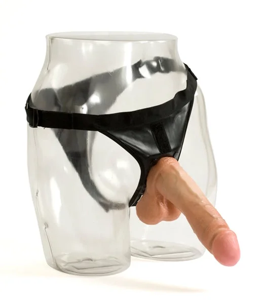 VacULock Ultra Harness 2 And Plug With 8 Inch Realistic Cock