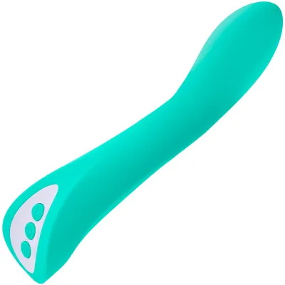 Come With Me Rechargeable Silicone G Spot Vibrator With Come Hither Motion By Evolved Novelties Green
