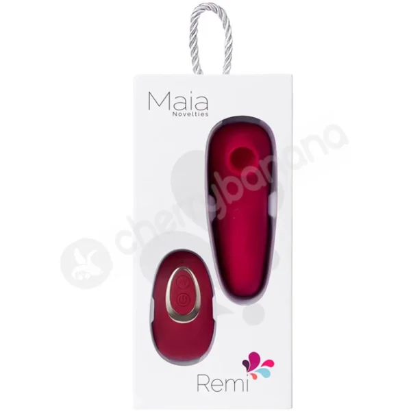 Maia Remi Red USB Rechargeable Panty Vibe with Suction