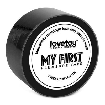 My First Pleasure Tape Black Bondage Tape 15 m Length