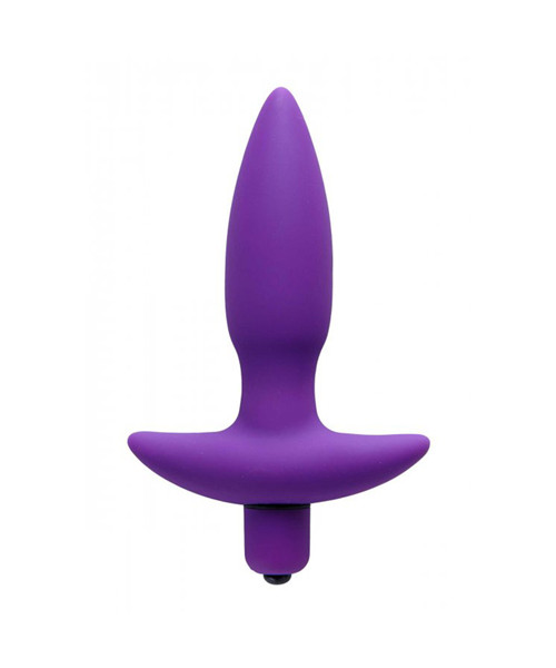 Aria Silicone Vibrating Anal Plug - Small