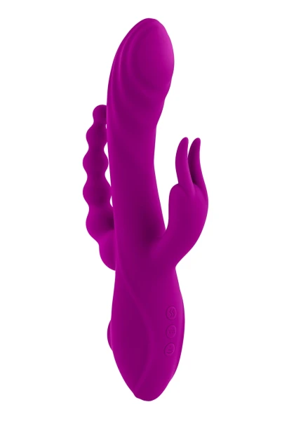 Fourgasm Triple Stimulator Sucking Rabbit Vibe
