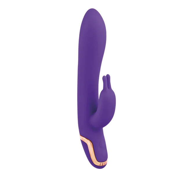 Entice Isabella Rabbit Style Silicone Vibrator - Purple — image 4 of 5