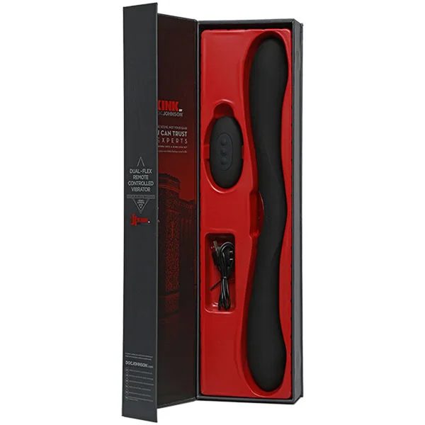 KINK Dual-Flex Silicone Rechargeable Vibrator With Wireless Remote By Doc Johnson — image 13 of 16