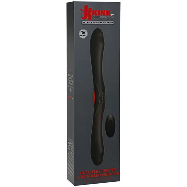 KINK Dual-Flex Silicone Rechargeable Vibrator With Wireless Remote By Doc Johnson — image 12 of 16