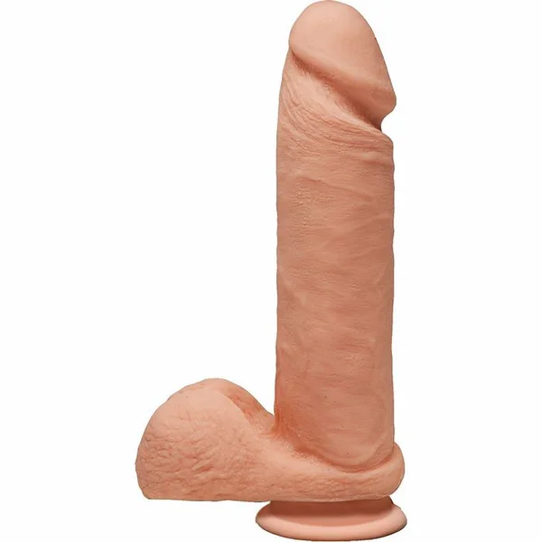 The D - Perfect D 8" Suction Cup Dildo by Doc Johnson - Vanilla — image 6 of 8