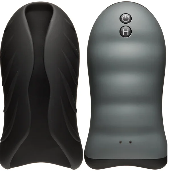 Doc Johnson Optimale Secondskyn Warming, Vibrating Silicone Stroker Sleeve