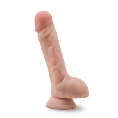 Silicone Willy s 9 inches Dildo with Balls Beige
