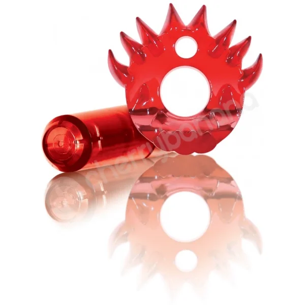 Crossbones The Flame Thrower Red Cock Ring