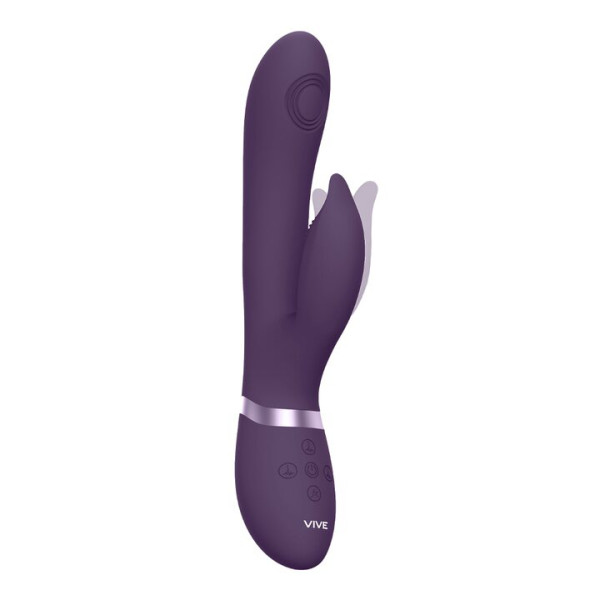 VIVE Aimi Purple 20 Function Dynamic Pulse G-Spot Rabbit Vibrator — image 4 of 7