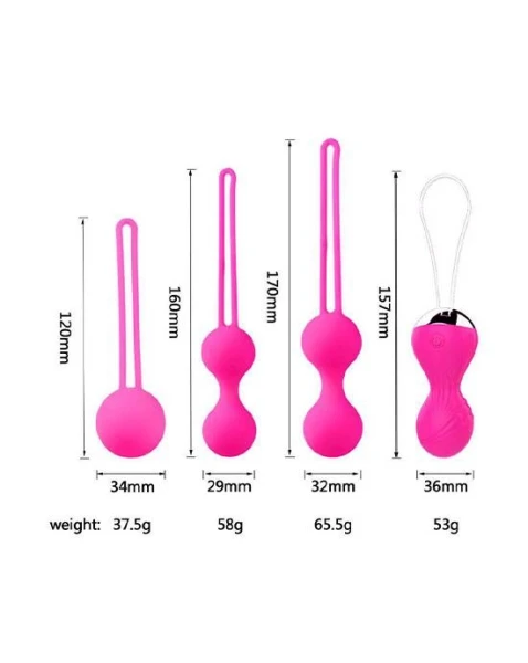 Love Balls Egg And Kegel 4 Piece Set