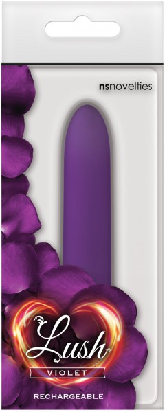 Lush Violet Purple 9.4 cm (3.7'') USB Rechargeable Mini Vibrator