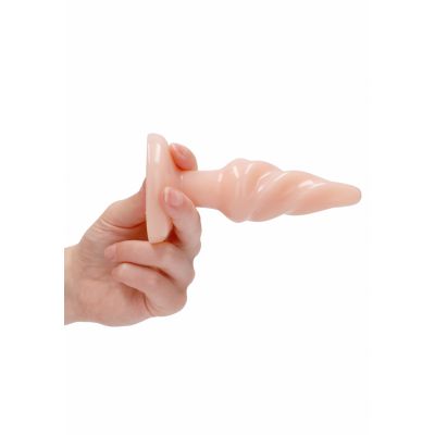 Butt Plug Rounded 5 Inch Flesh Male Butt Plug