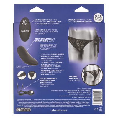 Remote Control Lace Thong