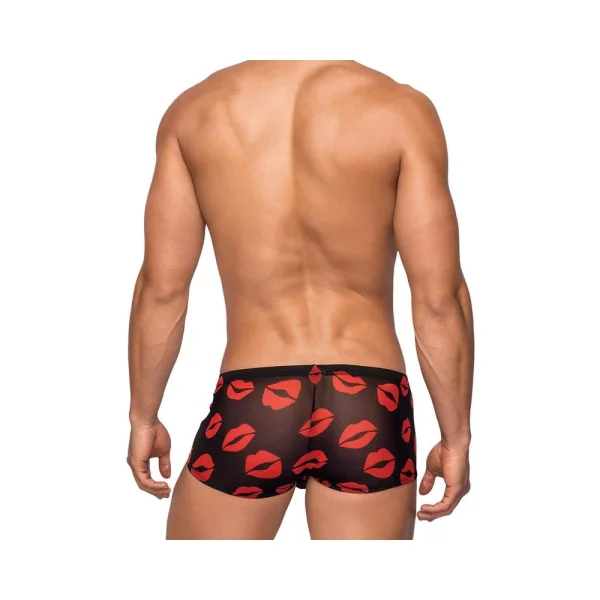 Male Power Kiss Me Mini Short Sheer Lips Large — image 7 of 12