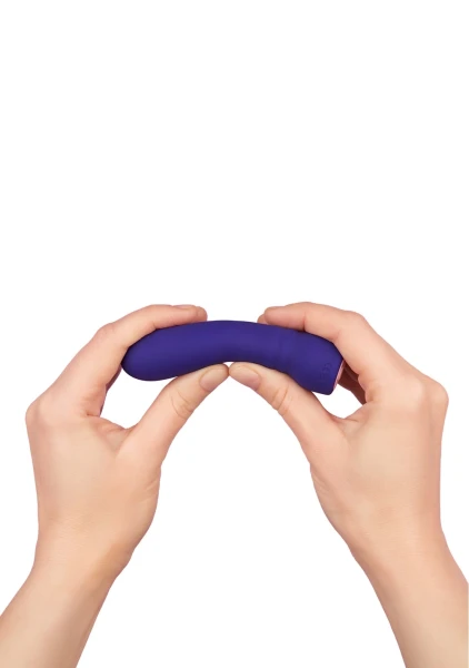Booster Bullet Rechargeable Waterproof 20 Function Mini Vibrator By FemmeFunn - Dark Fuchsia