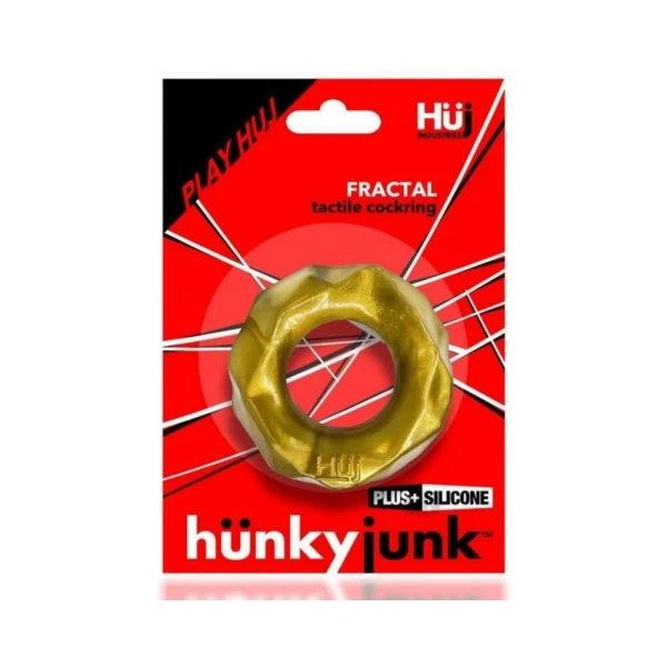 Cock Rings:  Hunkyjunk Fractal Tactile Cockring Bronze