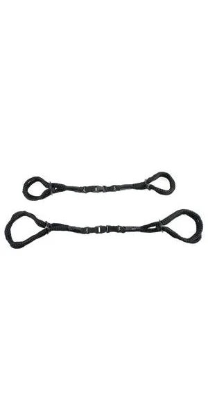 Fetish Fantasy Cuff and Tether Set Black